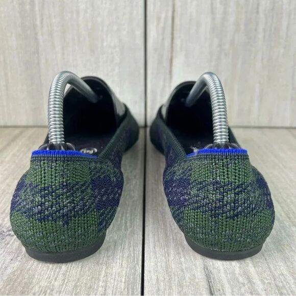 RARE RETIRED Rothy’s Forest Tartan Plaid Round Toe Ballet Flats Womens Size 6.5 - Picture 7 of 10